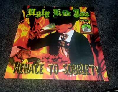 Ugly Kid Joe Menace To Sobriety LP 30th Anniversary Colored Vinyl NEW Orange