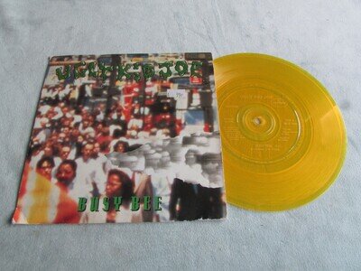 Ugly Kid Joe ' Busy Bee ' 7" Yellow Vinyl Single With P/S Mercury Records