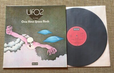 UFO 2 FLYING ONE HOUR SPACE ROCK LP 1973 GERMANY DECCA SLK 16 726-P SUPERB COPY