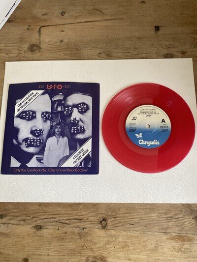 UFO-ONLY YOU CAN ROCK ME 1978 RED VINYL-CHRYSALIS RECORDS CHS 2241 *VG/VG*