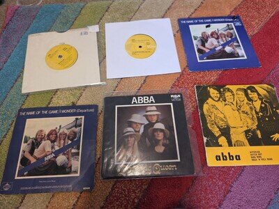 ABBA – 6 X Australia RCA Victor Records / Waterloo / Dancing Queen + more VGC