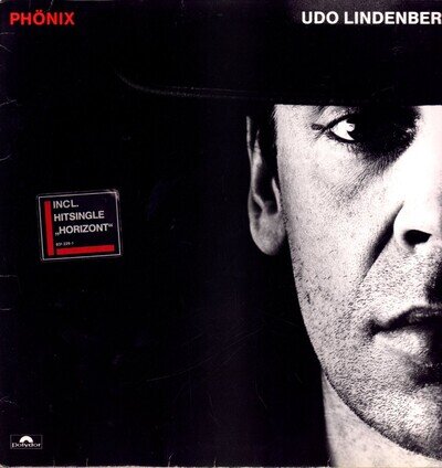 Udo Lindenberg Phonix LP vinyl Germany Polydor 1986 in info stickered sleeve