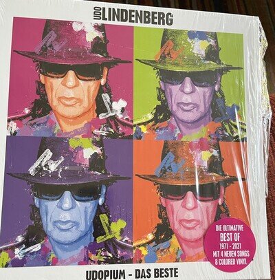 Udo Lindenberg Udopium Das Beste 8 LP Box Set. Unplayed. Limited to 2000 copies.
