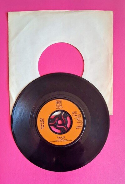 "Antmusic" 7-inch Vinyl Single By Adam And The Ants FIRST PRESSING MINT COND.