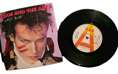 Adam And The Ants - Ant Rap / Friends 7" Single 1981 CBS A1738 Perforated Sleeve