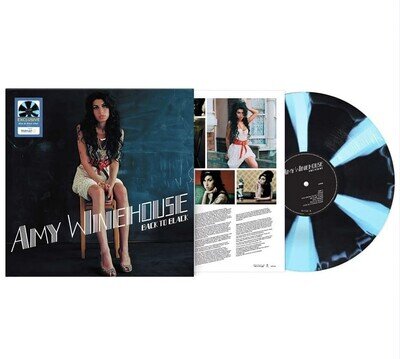 Amy Winehouse Back To Black - Blue & Black (Cornetto) Coloured vinyl SEALED