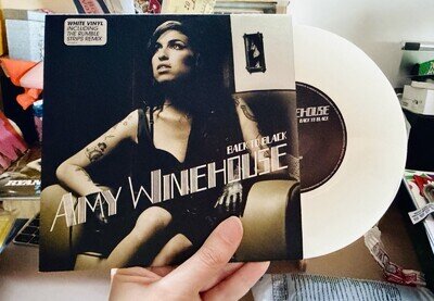 Amy Winehouse Back to Black White Vinyl 7 Inch Single Ltd Edition 2007