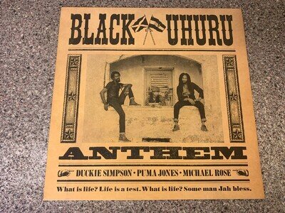 Black Uhuru Anthem Rare Original UK LP