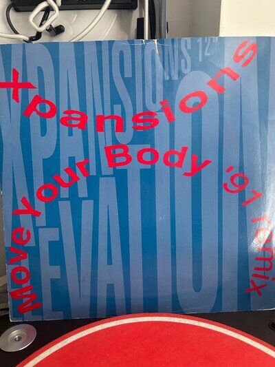 Xpansions elevation Move Your Body RMX 12” Vinyl lee butler Paul Taylor anthem
