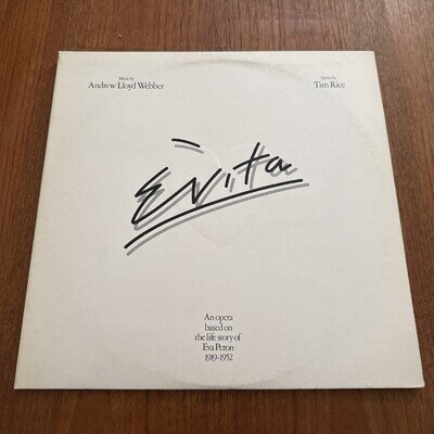 Evita Vinyl Record Double LP Album With Booklet Andrew Lloyd Webber MCX503 1976