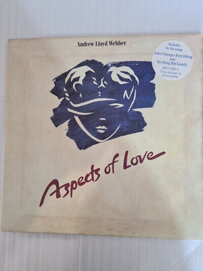 Andrew Lloyd Webber - Aspects Of Love Double Vinyl LP UK 1st Press 1989 VG,Good+