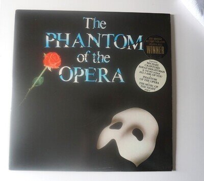 Andrew Lloyd Webber – Phantom Of The Opera 1987 Vinyl Double LP w/Booklet VG+
