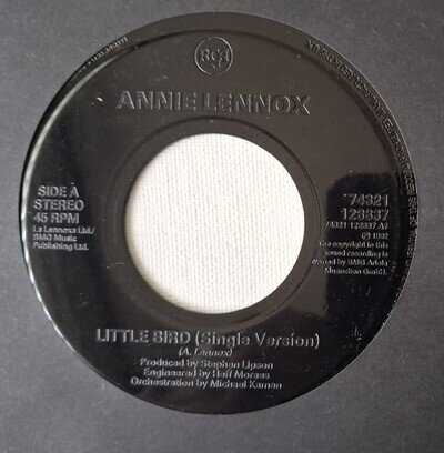 Annie Lennox - Little Bird/Love Song For A Vampire 7" UK RCA Jukebox 45 1992