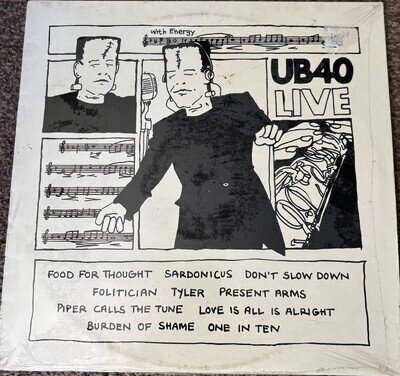 UB40 Live 1983 Vinyl LP Album