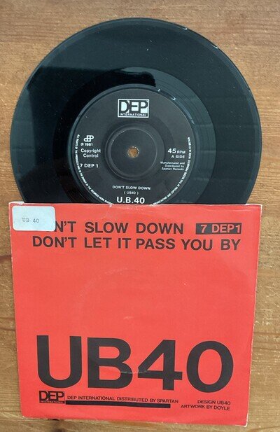 UB40 - DON’T SLOW DOWN - 1981 DEP