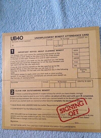 UB40 Signing Off 12" Vinyl Record (1980 2LP)
