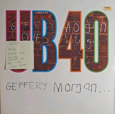 UB40 Geffery Morgan Vinyl Record EX/EX LPDEP6 1984