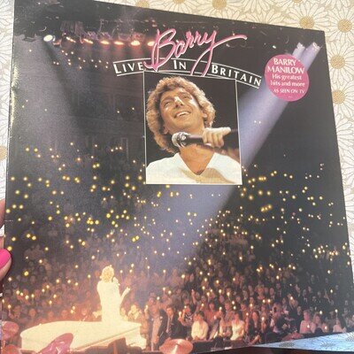 Barry Manilow Live in Britain Vinyl Gatefold Album 1982 Arista Records