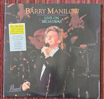 Barry Manilow Live On Broadway 1990 Arista Records USA Promo Vinyl 2xLP Set