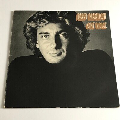 Barry Manilow - One Voice LP Vinyl Record - SPART 1106 VG+/VG+