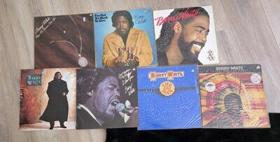 Barry White Vinyl Records Bundle