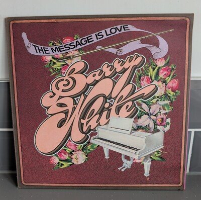 BARRY WHITE - THE MESSAGE IS LOVE 1979 UK 1st VINYL LP ULG 83475 A1/B1 EX/VG
