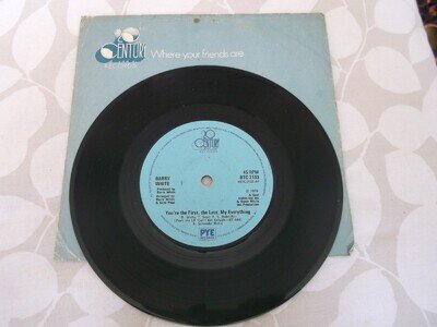 BARRY WHITE - YOU'RE THE FIRST, THE LAST, MY EVERYTHING (7" SINGLE)