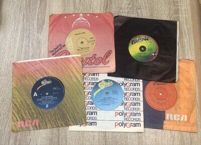 Vintage 7" Vinyl Singles Jacksons Anne Murray Alan O'Day