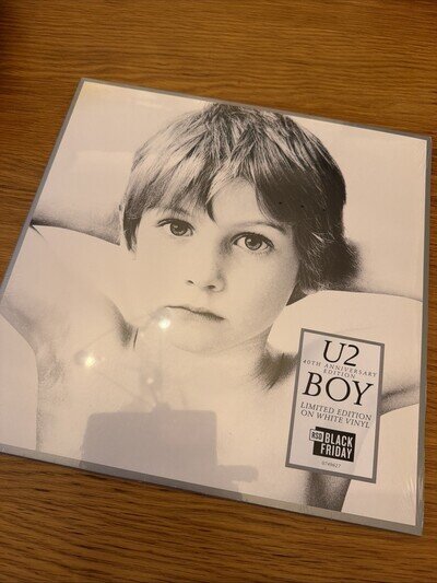 U2 Boy 40th Anniversary Edition Limited Edition White Vinyl RSD Black Friday