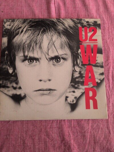 U2 War 1983 Vinyl LP with Gatefold Sleeve, Island Records ILPS9733