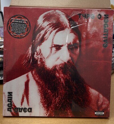 TYPE O NEGATIVE DEAD AGAIN RARE LIMITED EDITION BOX SET 3 VINYL LP T-SHIRT DVD