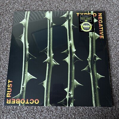 Type O Negative - October Rust - 2024 Sealed Green Coloured Vinyl Rocktober