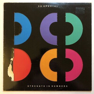 38 Special, Strength In Numbers, Vinyl LP, A&M 1986, VG/G+, AMA 5115 A-1/B-1