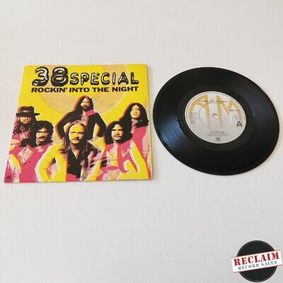 38 special - rockin' into the night 7" vinyl record VG+