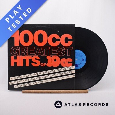 10cc 100cc Greatest Hits Of 10cc LP Vinyl Record UKAL 1012 UK Records - VG+/EX