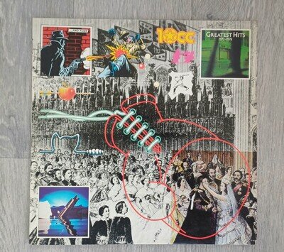 10cc Greatest Hits 1972-1978 Vinyl LP Vintage Rock Record