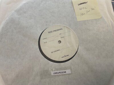 10cc - How Dare you white label test pressing demo UMCLP015