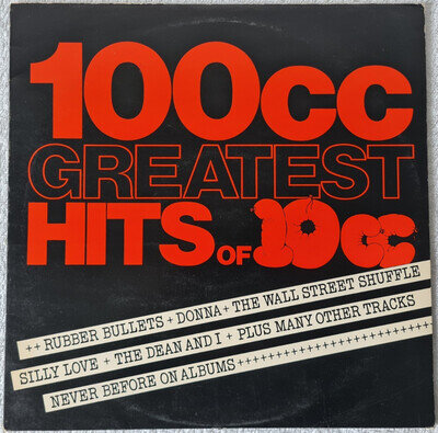 10CC - 100CC GREATEST HITS OF 10CC - VINYL LP RECORD - 1975 UK RECORDS UKAL 1012