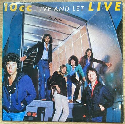 10CC - Live & Let Live - UK Vinyl Dbl LP 1st press - EX/EX