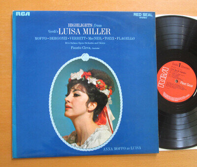 SB 6780 Verdi Luisa Miller Highlights Anna Moffo Bergonzi Verrett RCA Stereo NM