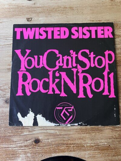 Twisted Sister You Can't Stop Rock 'N' Roll 12" Vinyl Record