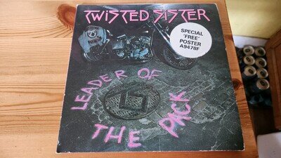 Twisted Sister - Leader Of The Pack - Vinyl 7" Single - with Poster