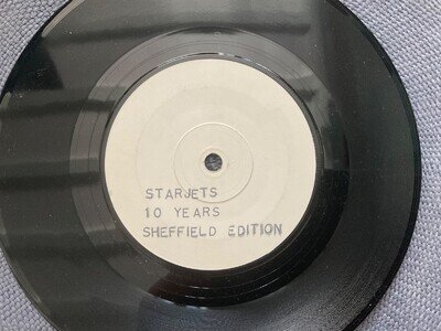 STARJETS - 10 YEARS rare UK 1979 SHEFFILD GIG ONLY TEST PRESSING / PUNK / KBD EX