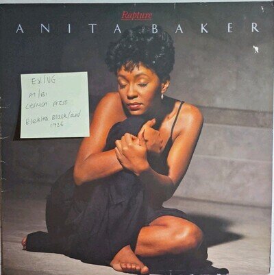 Anita Baker Rapture Vinyl Record EX/VG EKT27 1986
