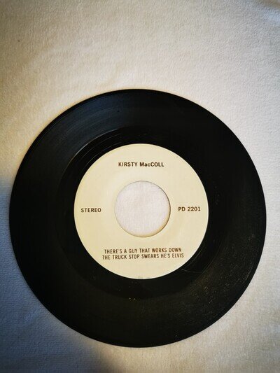 Kirsty MacColl There's a Guy works Down The Truck Stop: white label test press