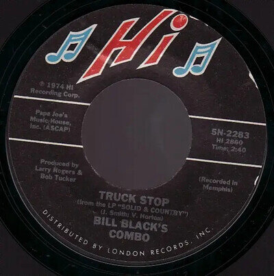 Bill Black's Combo Boilin' Cabbage / Truck Stop 7" 45 RPM Vinyl Single EX