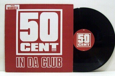 50 CENT - in da club 12" DR.DRE aftermath G-UNIT club rap 2003 / UK ORIGINAL