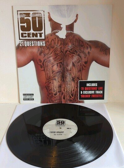 50 CENT - 21 QUESTIONS 12" VINYL 2003 SHADY/AFTERMATH 9808773 VG / VG