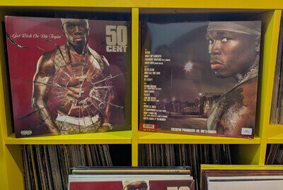 Get Rich or Die Tryin' by 50 Cent (LP) HipHop Vinyl