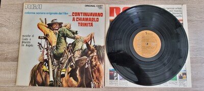 CONTINUAVANO A CHIAMARLO TRINITA OST Guido & Maurizio De Angelis RCA LP italy NM